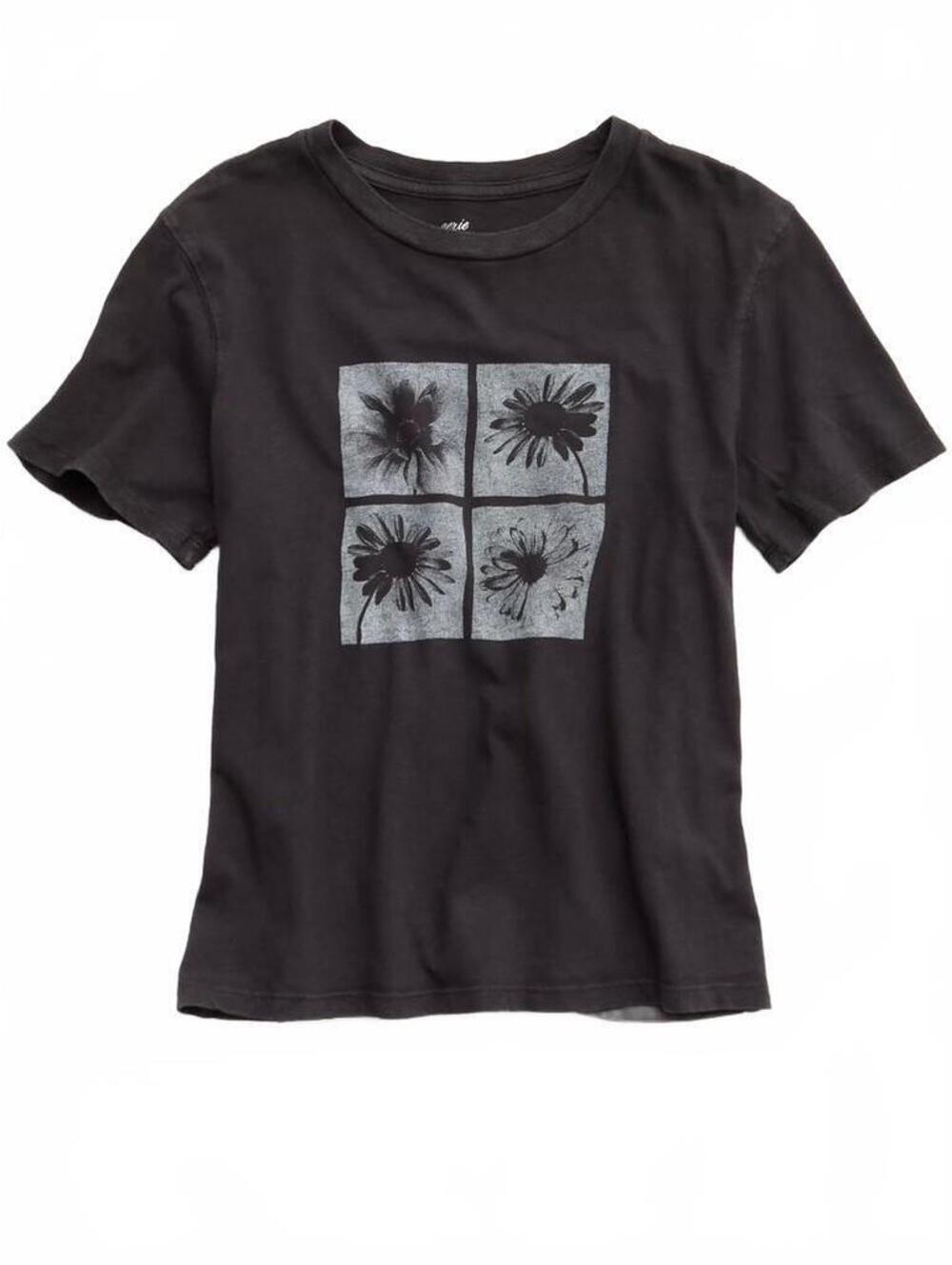 AE Aerie Vintage T-Shirt American Eagle Smoked Gray M